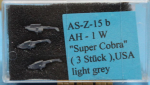 Bell AH-1W Super Cobra Hubschrauber grau (3 St.) USA 1988 Argos AS-Z 15b